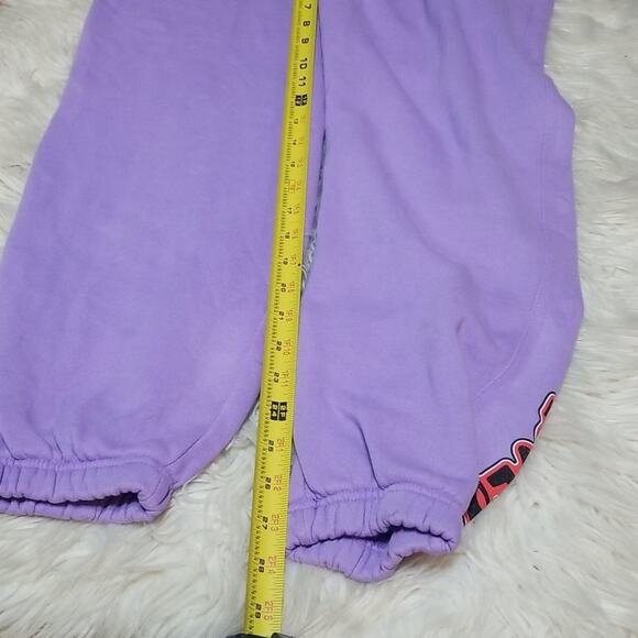 NWT Cross Colours LBL Sunshine Cotton Blend Joggers in Lilac - Picture 7 of 8